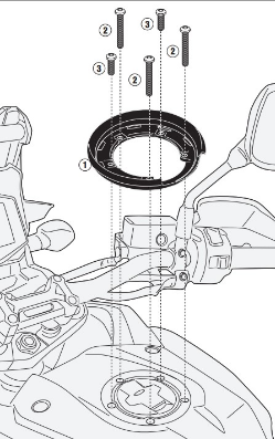 givi tank lock flange BF50 suzuki diagram-733